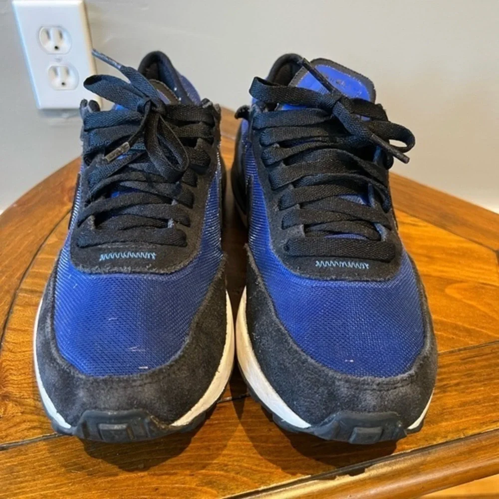 Nike Waffle‎ One Classic Racer Blue Retro Mesh Suede Sneakers Size 3.5 Youth